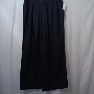 GAP WOMEN'S PLEATED LINEN BLEND PANTS